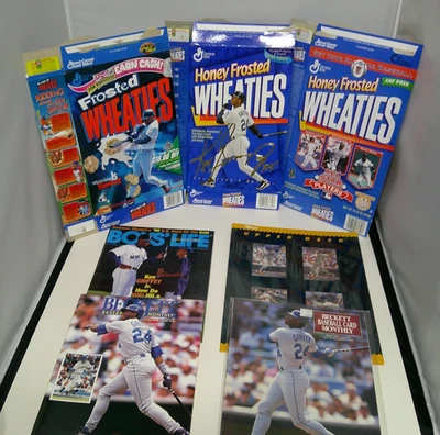 Ken Griffey Jr. Lot Frosted Wheaties boxes, Boy's life, Beckett 1991, 1993, Mead - Image 1 of 4