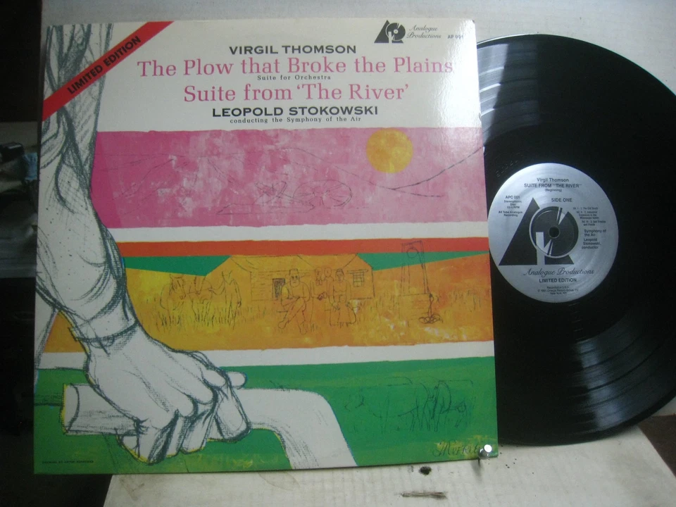 V Thomson Plow That Broke the Plains, Stokowski & Sym of the Air *Analoque Prod - Image 1 of 1
