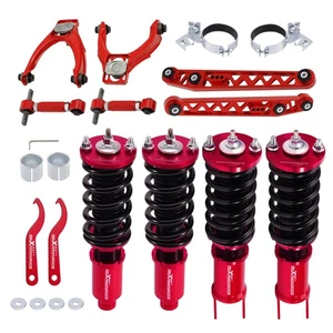 MaXpeedingrods Adjustable Coilovers & Camber Control Arms For Honda Civic 96-00 - Picture 1 of 36