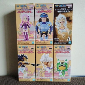 One Piece Egg Head 3 Set of 5 Collectible Figures Bloodline Family Used - Picture 1 of 6