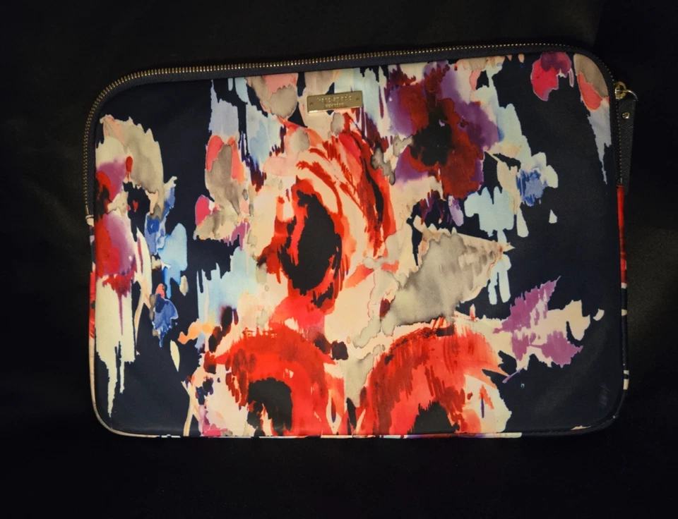 Kate Spade New York Funda para Laptop 13” 14” Estampado Floral Cremallera Bolso MacBook  Foto 1 de 4
