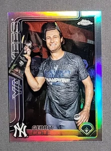 2025 Topps Chrome Gerrit Cole Image Variation Refractor - Picture 1 of 2