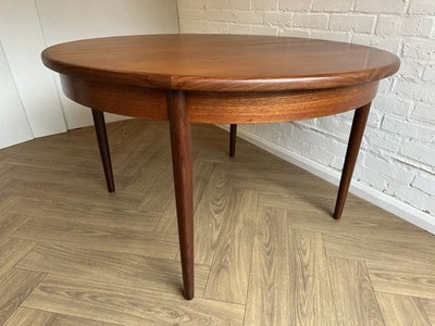 G Plan Fresco extending Teak Dining Table 1960s Vintage Mid Century Refinished - Image 1 of 4