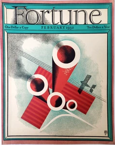 Smokestacks Industry Paolo Garretto Fortune Magazine Cover Only 1932 Art Print - Picture 1 of 6