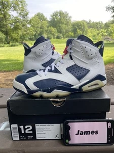 Nike Air Jordan Retro 6 Olympic 2012 384664130 Size 12 Men - Picture 1 of 7