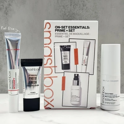 Smashbox Set - Photo Finish Intensify Shadow Primer Full Size + 2 Travel Primer - Image 1 of 3