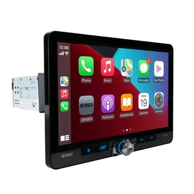 Jensen CAR1215 1DIN Digital Media Car Stereo-12" Screen w CarPlay Android Auto - Image 1 of 3
