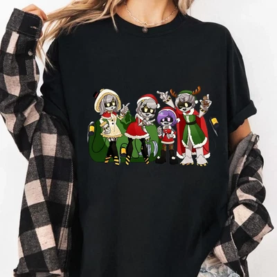 Murder Drones Christmas Edition T-Shirt–Anime Fan Tee - Image 1 of 4