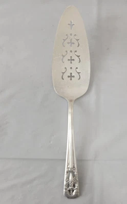 Harmony House Pastel Servidor Plato Plateado AA+ Flores en Florero Diseño Floral Foto 1 de 4