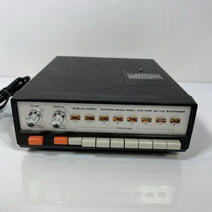 Vintage Realistic Patrolman Pro-77 Scanner Original Box No Antenna See Photos - Picture 1 of 15
