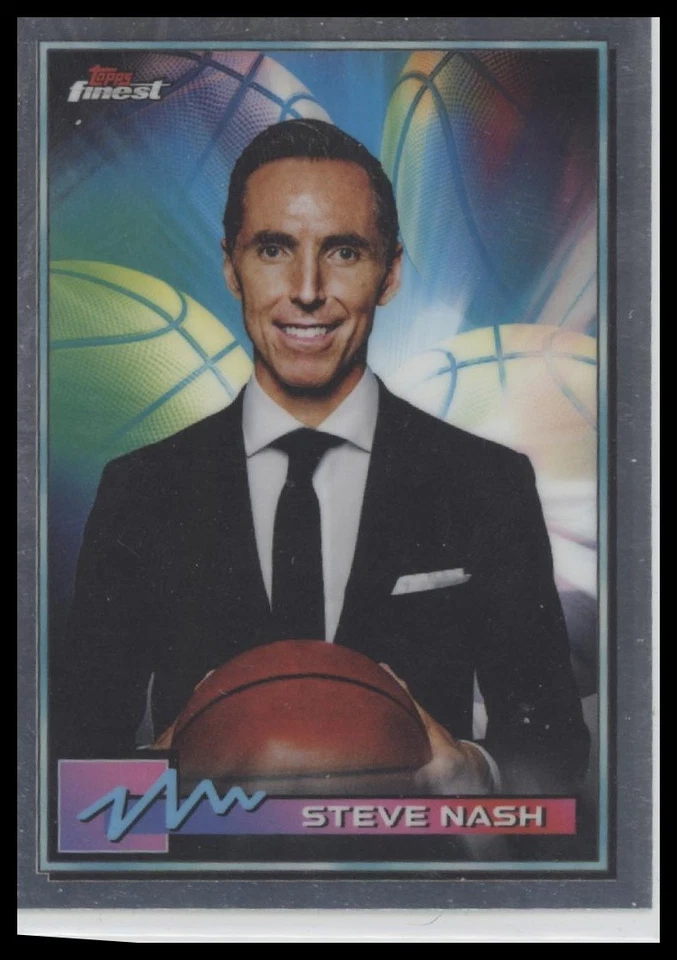 2021 Topps Finest #38 Steve Nash - Image 1 of 1