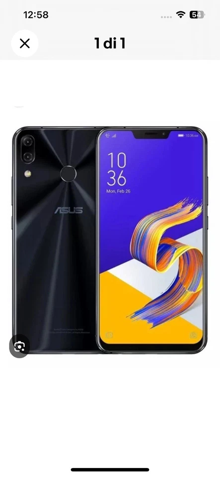 Smartphone ASUS ZenFone 5  ZE620KL  4 GB RAM - 128 GB ROM NUOVO GARANZIA ITALIA - Immagine 1 di 1