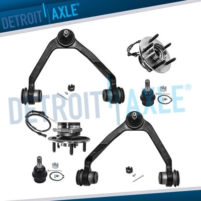 Kit de cojinete de rueda de rótula inferior brazo de control superior delantero 4x4 para Ford F-150 Foto 1 de 4