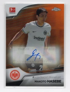 2022-23 Topps Chrome Bundesliga - Makoto Hasebe - Orange /25 Auto - Picture 1 of 1