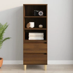 Aparador Alto Madera Contrachapada Almacenamiento Salón Multicolor vidaXL - Imagen 1 de 77