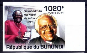 Burundi 2011 MNH Imperf, Desmond Tutu, Nobel peace 1984, Gandhi Peace Prize [C24 - Picture 1 of 1