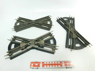 3x Märklin Piste 0 Bastler-Kreuzung 8 Er Cercle pour Électrique Fonctionnement # - Photo 1/4