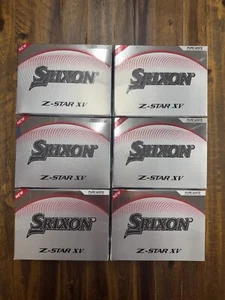 NEW 2025 Srixon Z-STAR XV Series-9 Golf Balls Pure White 6 Dozen Balls 72 Total - Picture 1 of 1