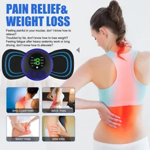 Electric Neck EMS Massager Back Full Body Stimulator Pain Relief Device Health - Picture 1 of 11