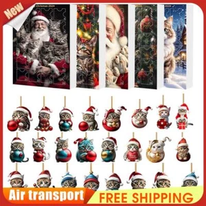 Xmas Countdown Calendars Christmas Tree Cat Pendants Christmas Tree Decoration U - Bild 1 von 24