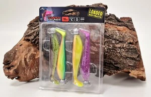 Fox Rage Ultra UV Zander Pro Shad 10cm Mixed UV Colour Pack Loaded 10g 3/0 To Go - Bild 1 von 1