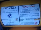compressed Natural Gas Tanks, CNG, 5 tanks