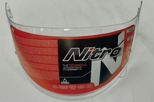 NITRO N2300 N2400 VISOR CLEAR PINLOCK READY BRAND NEW - Picture 1 of 1