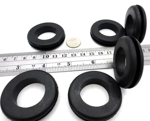 Rubber Grommet - Fits 1 3/8" Hole, 1/8" Panel, 1" ID - High Quality Perfect Fit! - Picture 1 of 12
