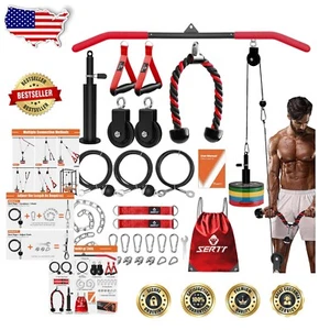 Durable Stainless Steel Pulley System - Perfect for Squat Racks & Garage Gyms - Picture 1 of 9