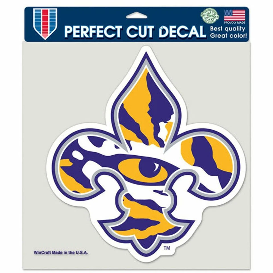 LSU TIGERS TIGER EYE 8"X8" COLOR DIE CUT DECAL NEW WINCRAFT 👀 - Image 1 of 1