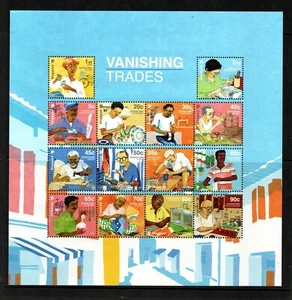 SINGAPORE 2017 VANISHING TRADES SHEET MNH - Picture 1 of 1
