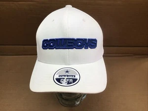 NFL Dallas Cowboys Sombrero Bordado Blanco y Azul SnapBack - Imagen 1 de 9