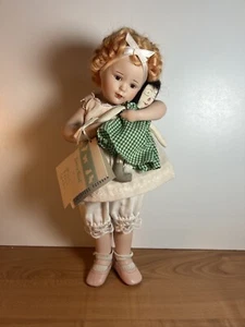 1988 HAMILTON COLLECTION BESSIE PEASE GUTMANN 11" DOLL - "LOVE IS BLIND" - Bild 1 von 10
