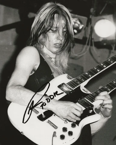 Utopia Todd Rundgren Signed Photo 8x10 COA 12 Cover