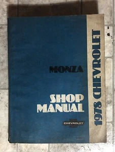 Original 1978 Chevrolet Monza Shop Manual - Picture 1 of 3