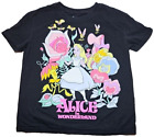 Alice In Wonderland Tee T-Shirt Womens Size XS Tiger Lily Rose Daisy Disney