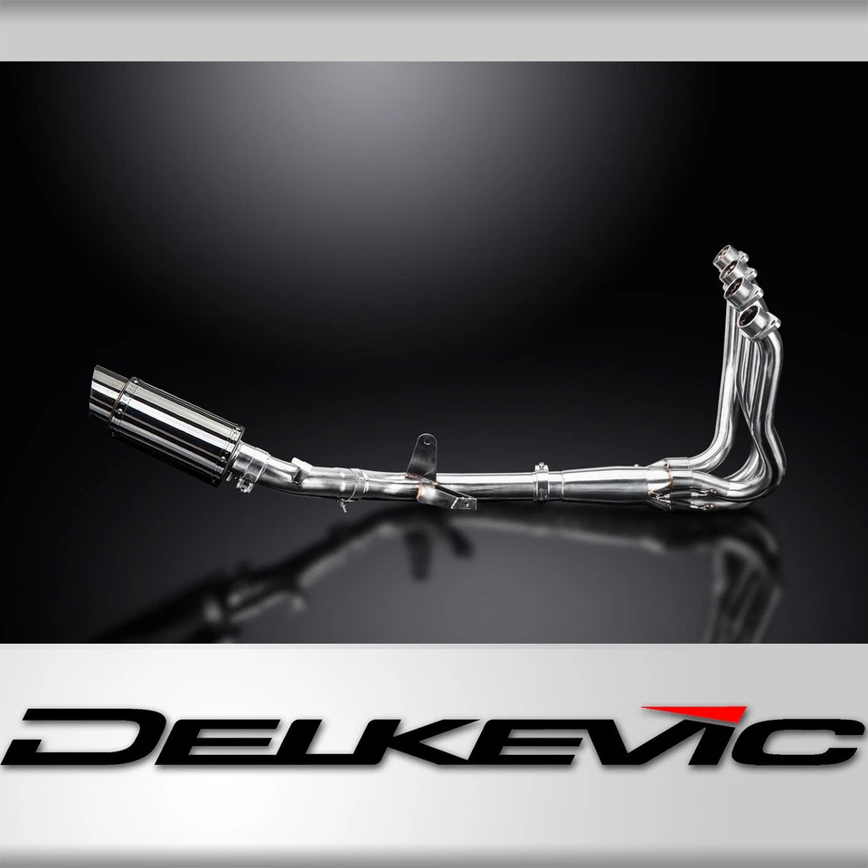 Suzuki GSX-S1000 2016-2024 Complete Exhaust 4-1 8" Round Stainless Muffler - Image 1 of 4