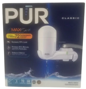 PUR MaxIon Classic White Water Faucet Mount & Filter Kit - NEW - Picture 1 of 9
