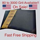 9x11 Sandpaper Wet or Dry Silicone Carbide Sandpaper Sheets Grit 80-2000