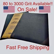 9x11'' Sandpaper Wet or Dry Silicone Carbide Sandpaper Sheets Grit 80-2000