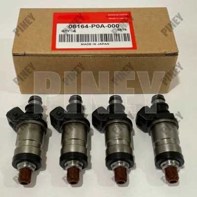 JUEGO (4) INYECTORES DE COMBUSTIBLE 06164-P0A-000 PARA HONDA ACCORD PREDULE 1997-1990 2,0 L 2,2 L Foto 1 de 4