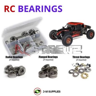 RCScrewZ Metal Shielded Bearings los144b for Losi 8IGHT-X 1/6 (LOS04019) | KIT - Image 1 of 4