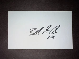 Tarjeta índice firmada 3x5 Brett Cecil, Blue Jays (debut 2009) (HS) - Imagen 1 de 1