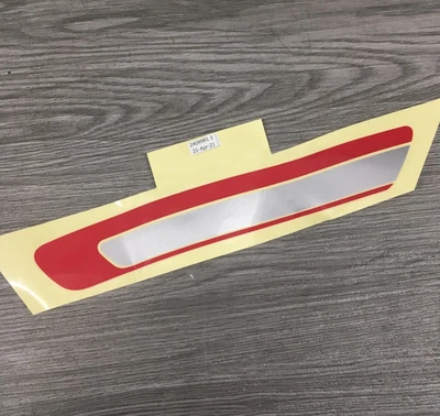 Tank Decal Left Side Red Silver For TRIDENT 660 T2409981 - Image 1 of 4