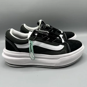 Vans Old Skool Overt Platform Skate Sneakers Women’s Size 6.5 Black White - Picture 1 of 9
