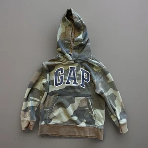 Gap Kids Green Camo Hoodie Size S - Youth Small 6/7 - Picture 1 of 3