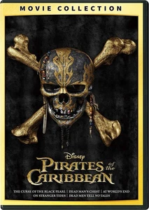 Disney Pirates of the Caribbean DVD 5 Movie Collection Johnny Depp Japan - Picture 1 of 1
