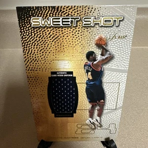 2001-02 Fleer Antonio McDyess Flair Jumbo Sweet Shot Game Worn Jersey 243/250 - Picture 1 of 13