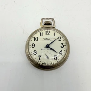 Vintage Westclox "Scotty"-Open-Face, Shock Resistant, WORKS SOMETIMES READ - Picture 1 of 4