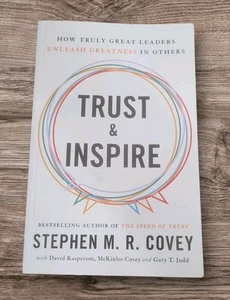 Trust & Inspire by Stephen M.R. Covey Paperback 2022 NEW - Imagen 1 de 19